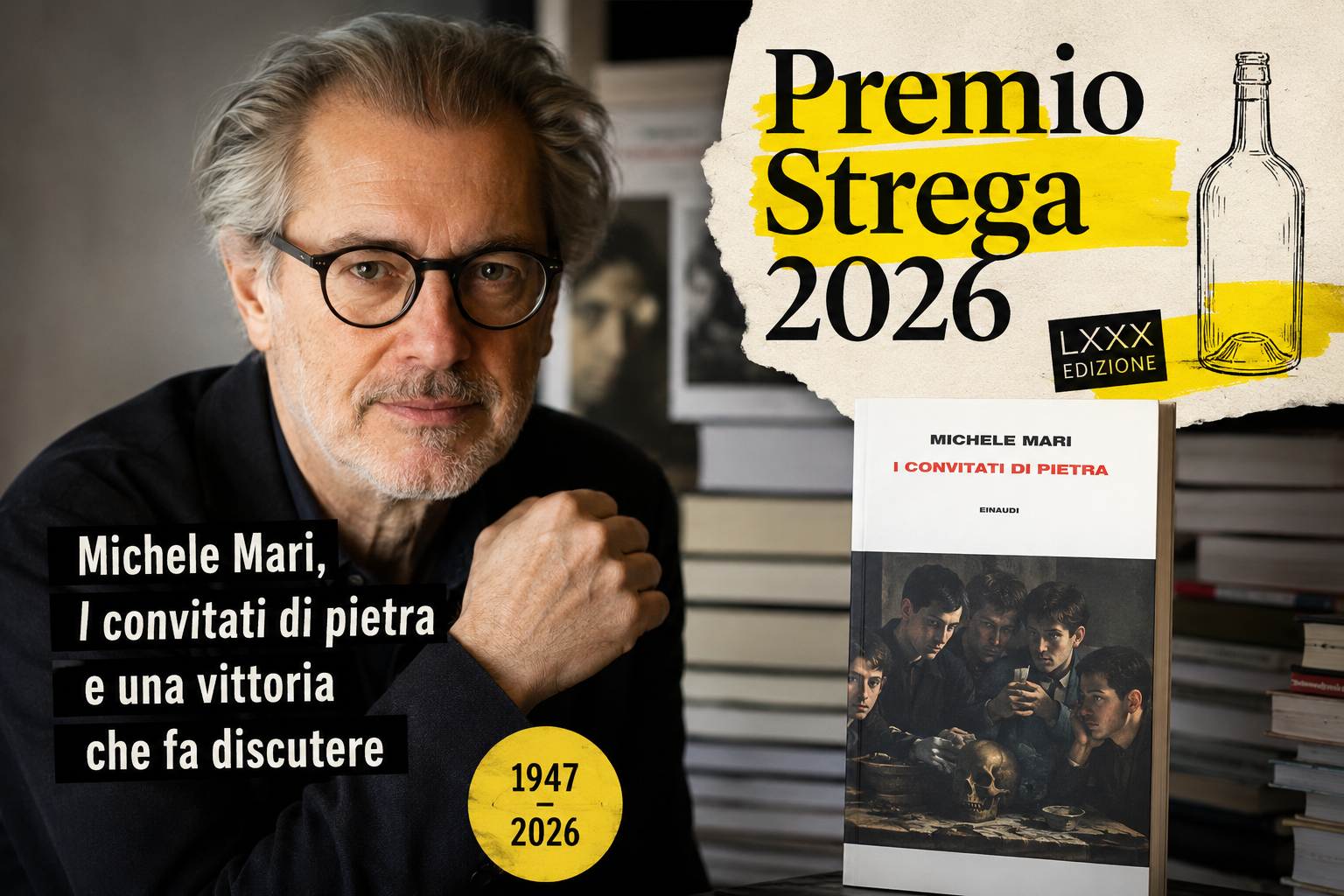 Lo Strega, il corpo e la classe: Michele Mari e la prova che i libri non vincono mai da soli